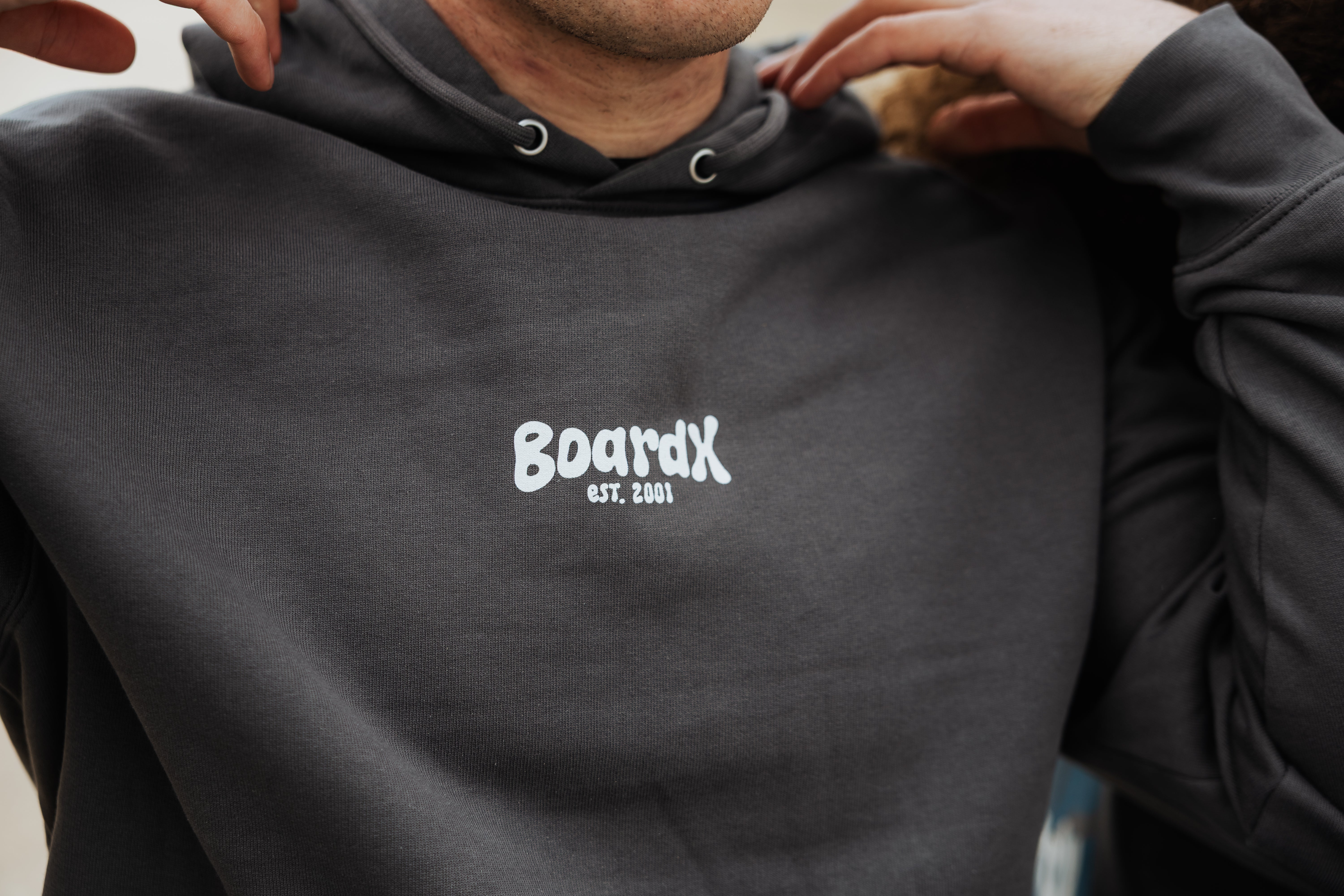 Hoodie - Blue Ripple