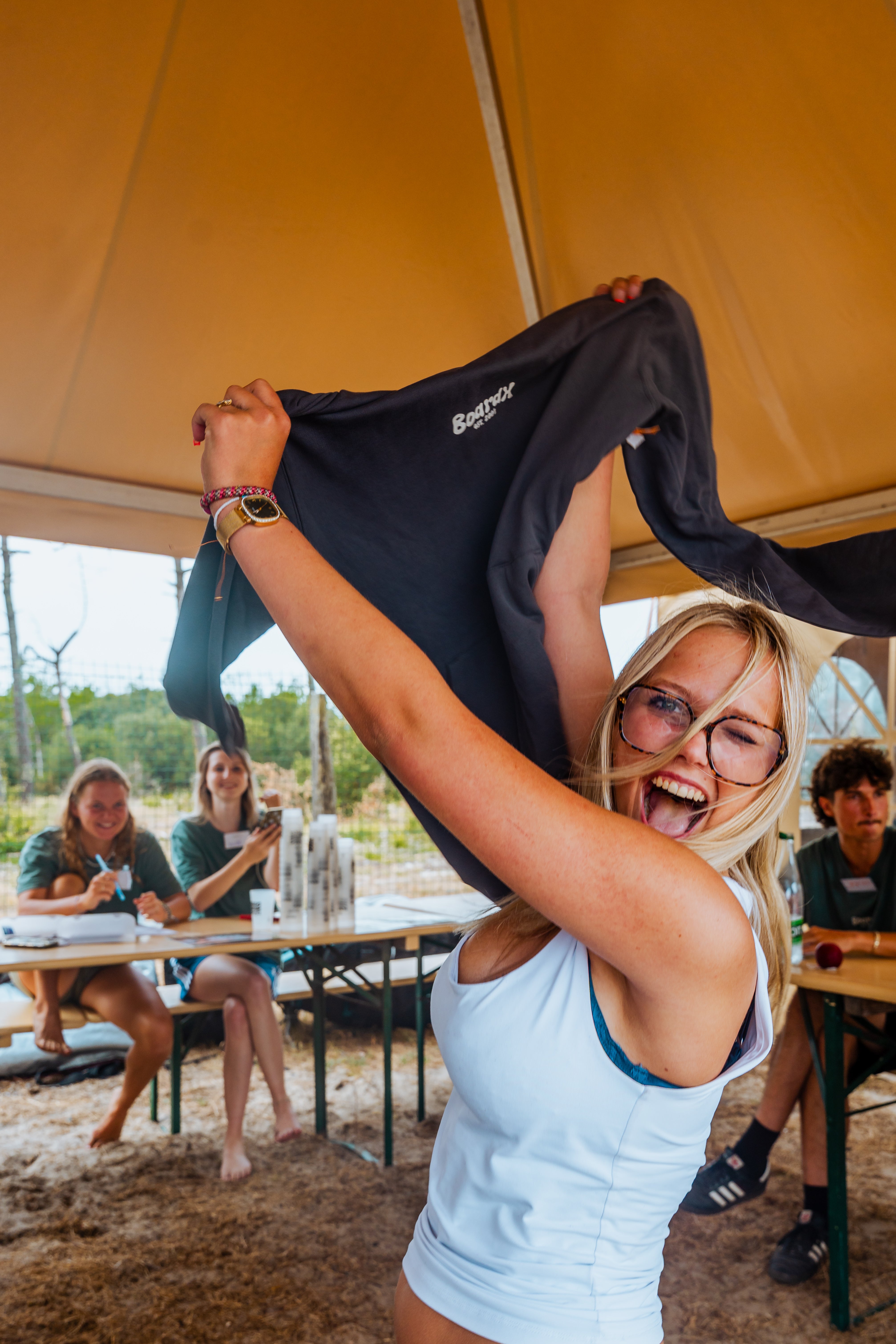 Hoodie - Blue Ripple