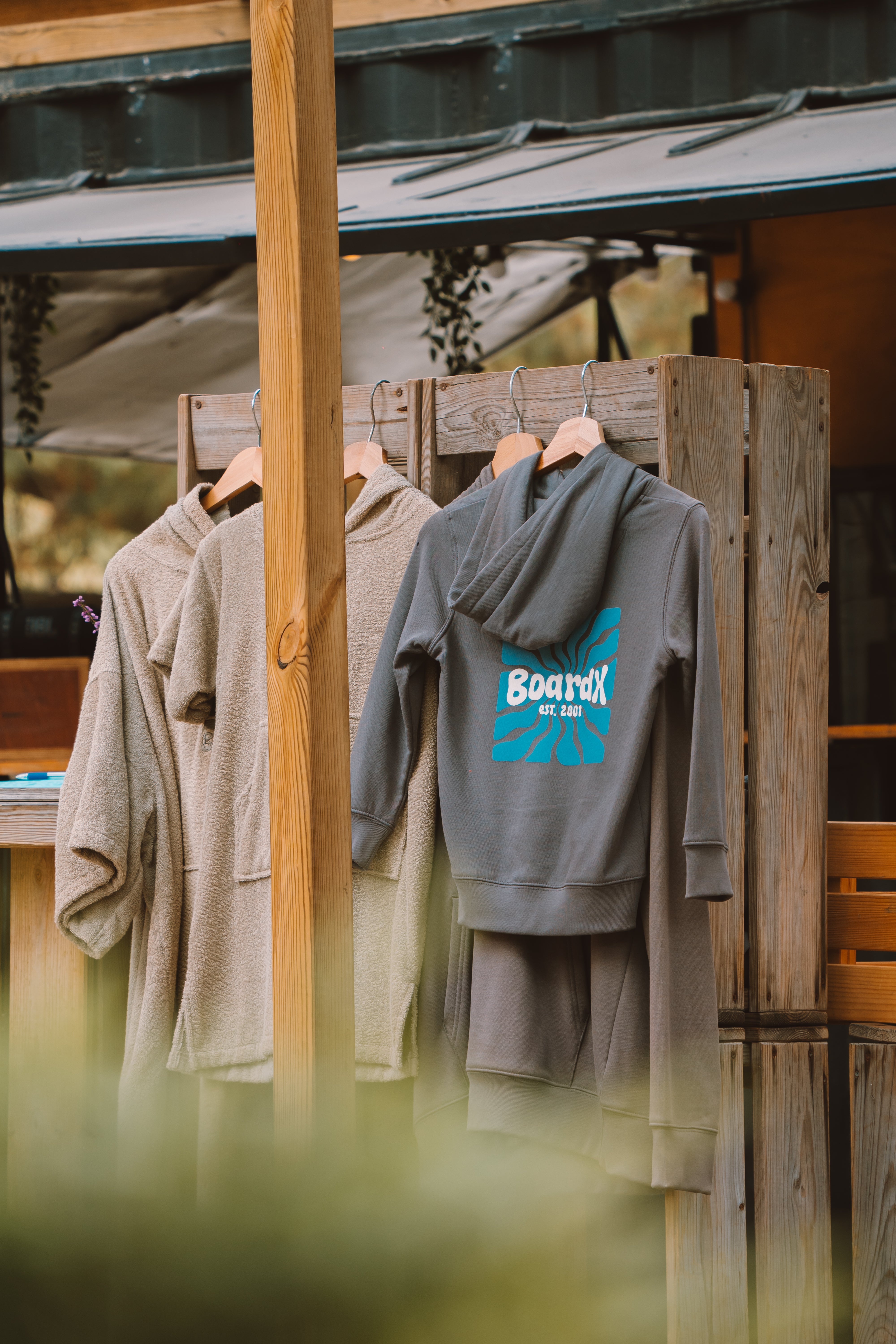 Kids Hoodie - Blue Ripple