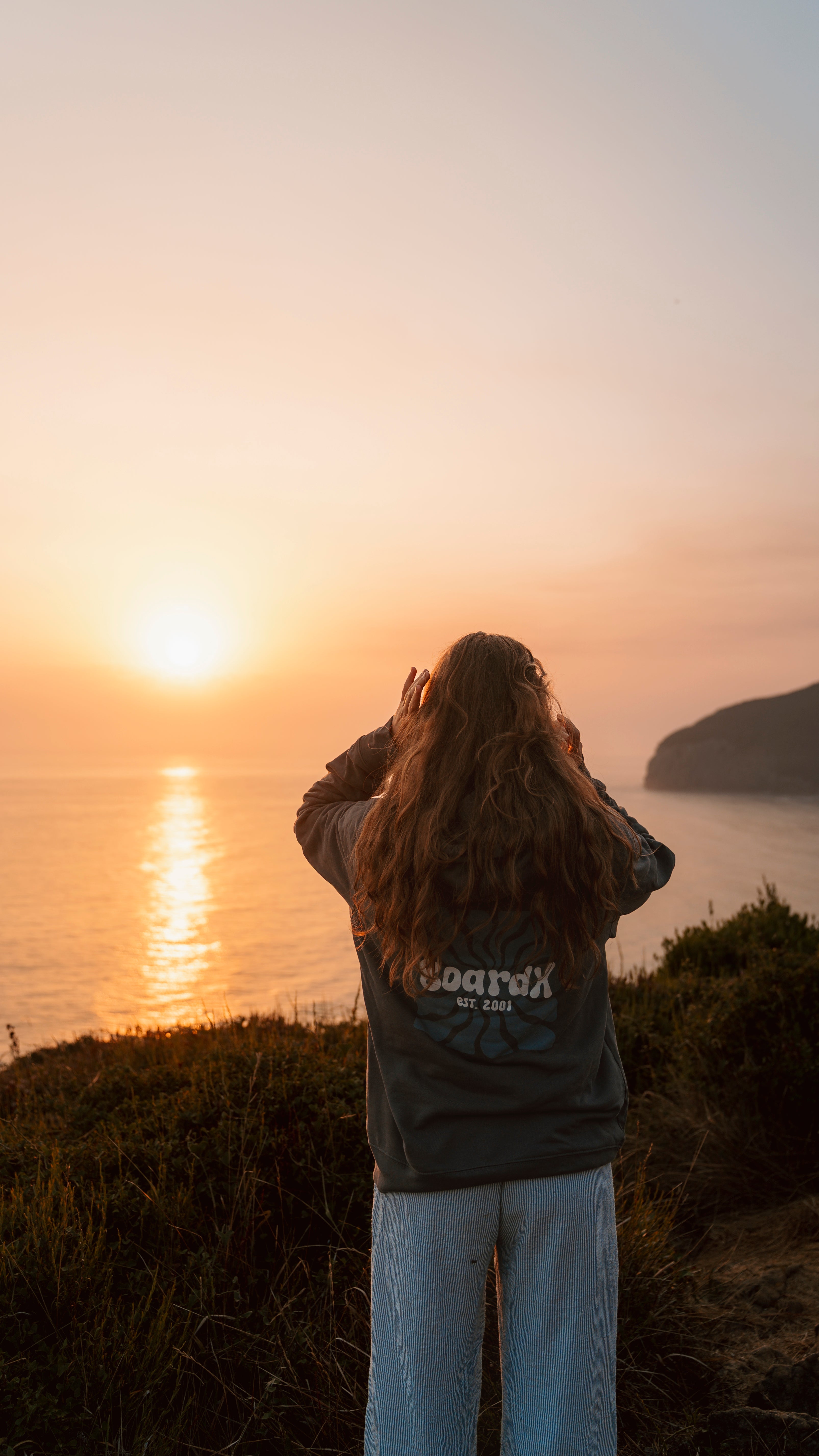 Hoodie - Blue Ripple