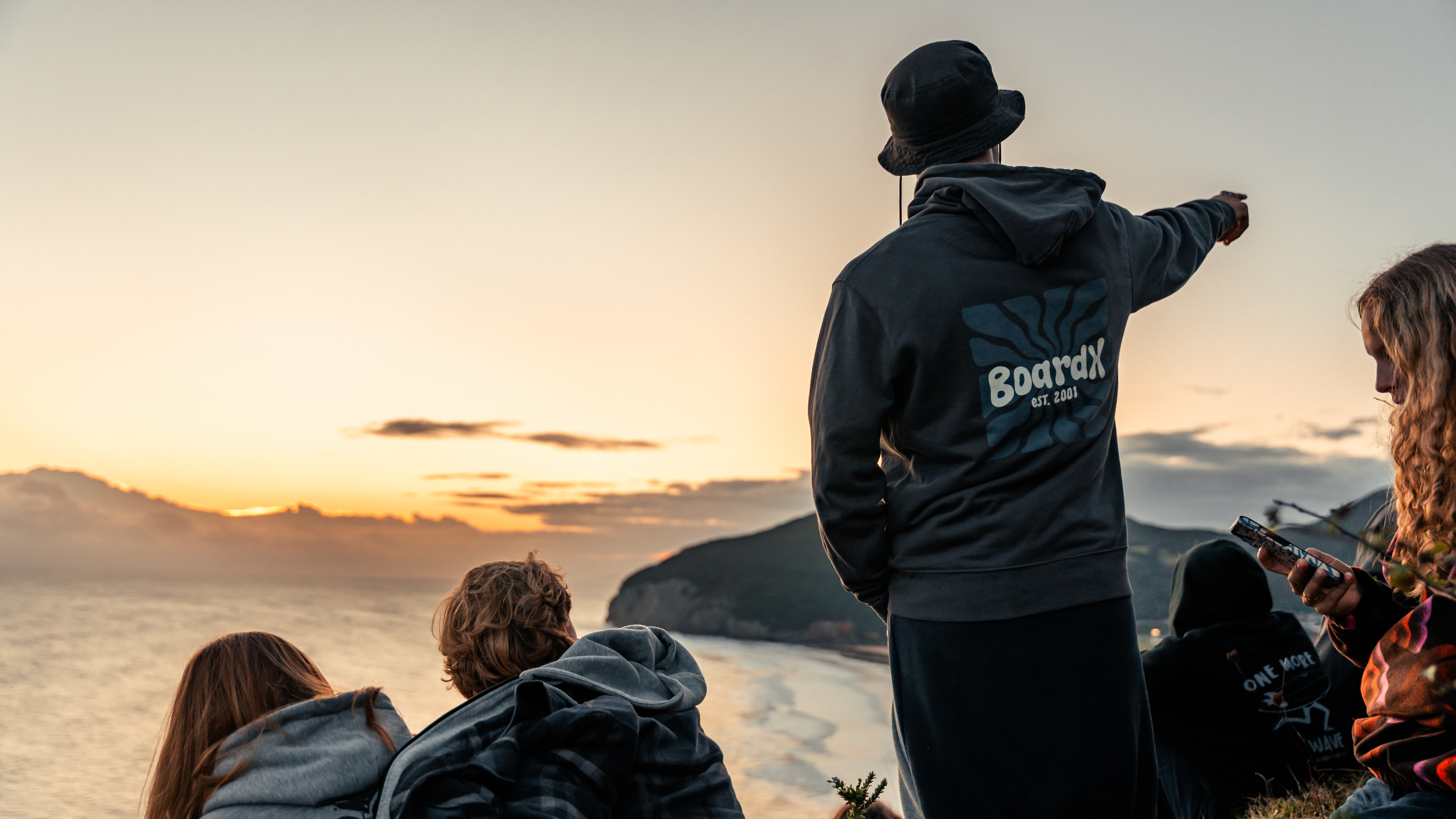 Hoodie - Blue Ripple